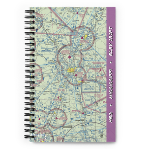 Hattiesburg Bobby L Chain Municipal Airport (HBG) VFR Sectional Notebook