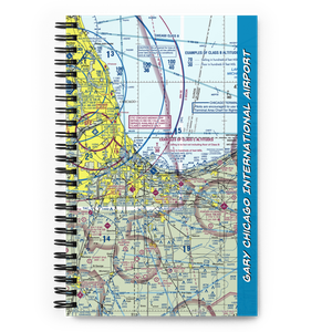 Gary Chicago International Airport (GYY) VFR Sectional Notebook