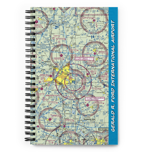 Gerald R. Ford International Airport (GRR) VFR Sectional Notebook