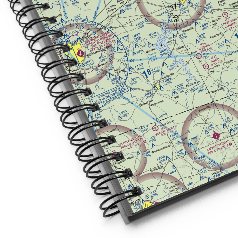 Glasgow Municipal Airport (GLW) VFR Sectional Notebook 