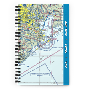 Scholes International At Galveston Airport (GLS) VFR Sectional Notebook