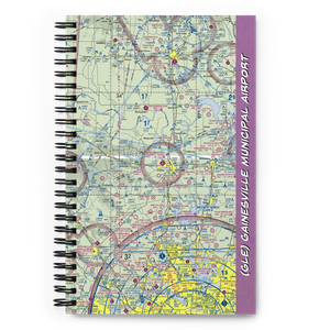 Gainesville Municipal Airport (GLE) VFR Sectional Notebook
