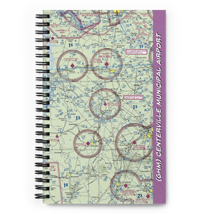 Centerville Municipal Airport (GHM) VFR Sectional Notebook