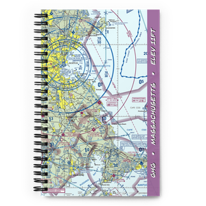 Marshfield Municipal George Harlow Field (GHG) VFR Sectional Notebook