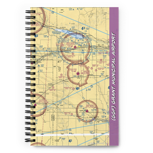 Grant Municipal Airport (GGF) VFR Sectional Notebook