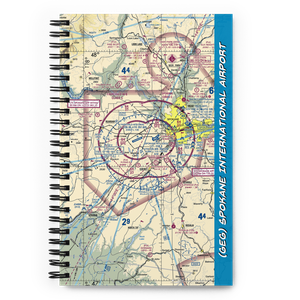 Spokane International Airport (GEG) VFR Sectional Notebook