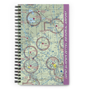 Gladwin Zettel Memorial Airport (GDW) VFR Sectional Notebook