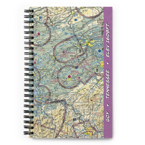 Greeneville-Greene County Municipal Airport (GCY) VFR Sectional Notebook
