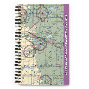 Great Bend Municipal Airport (GBD) VFR Sectional Notebook