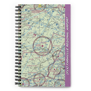 Farmville Regional Airport (FVX) VFR Sectional Notebook