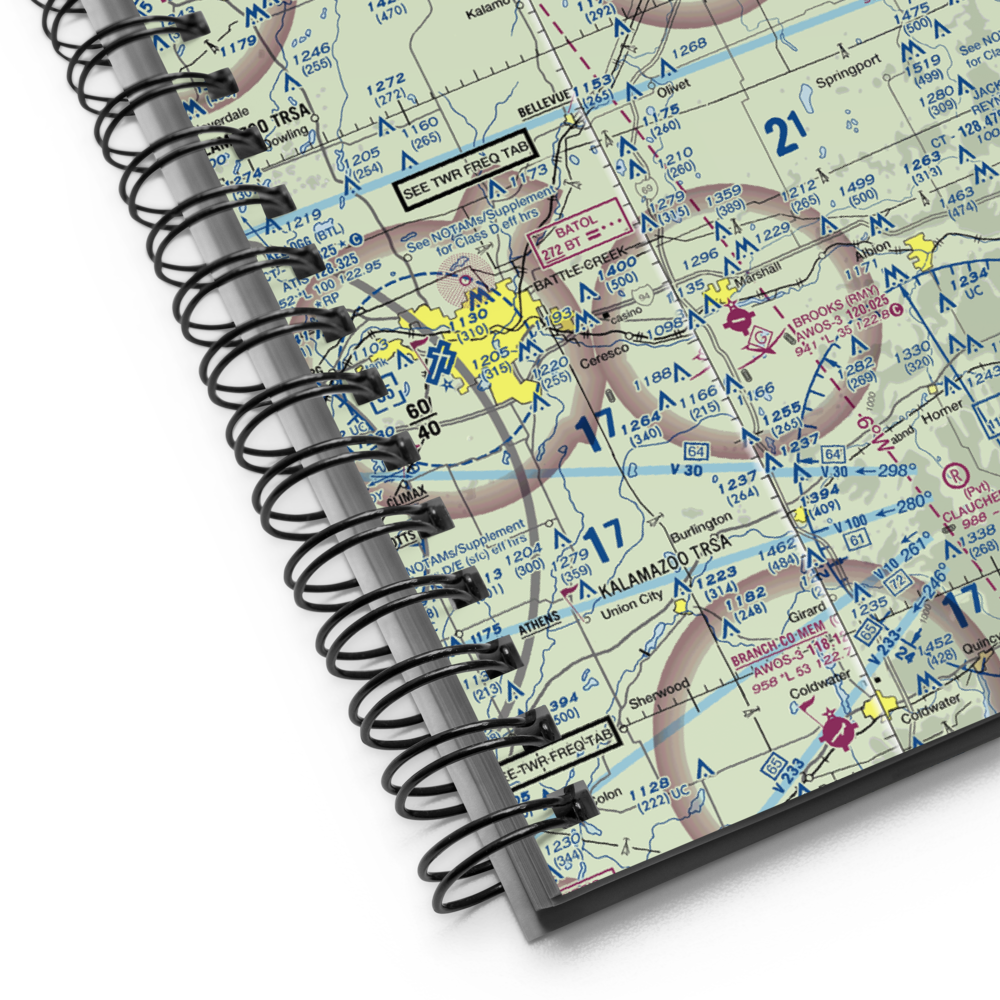 Fitch H Beach Airport (FPK) VFR Sectional Notebook 