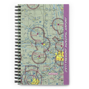 Fremont Municipal Airport (FET) VFR Sectional Notebook