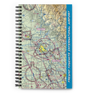 Fresno Yosemite International Airport (FAT) VFR Sectional Notebook