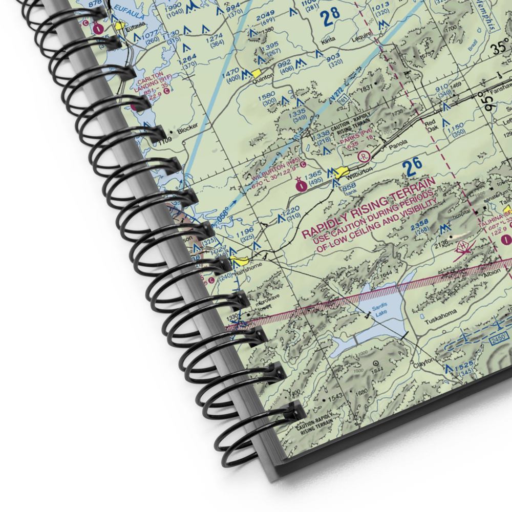 Stigler Regional Airport (GZL) VFR Sectional Notebook 