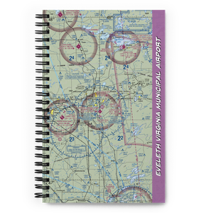 Eveleth Virginia Municipal Airport (EVM) VFR Sectional Notebook