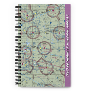 Estherville Municipal Airport (EST) VFR Sectional Notebook