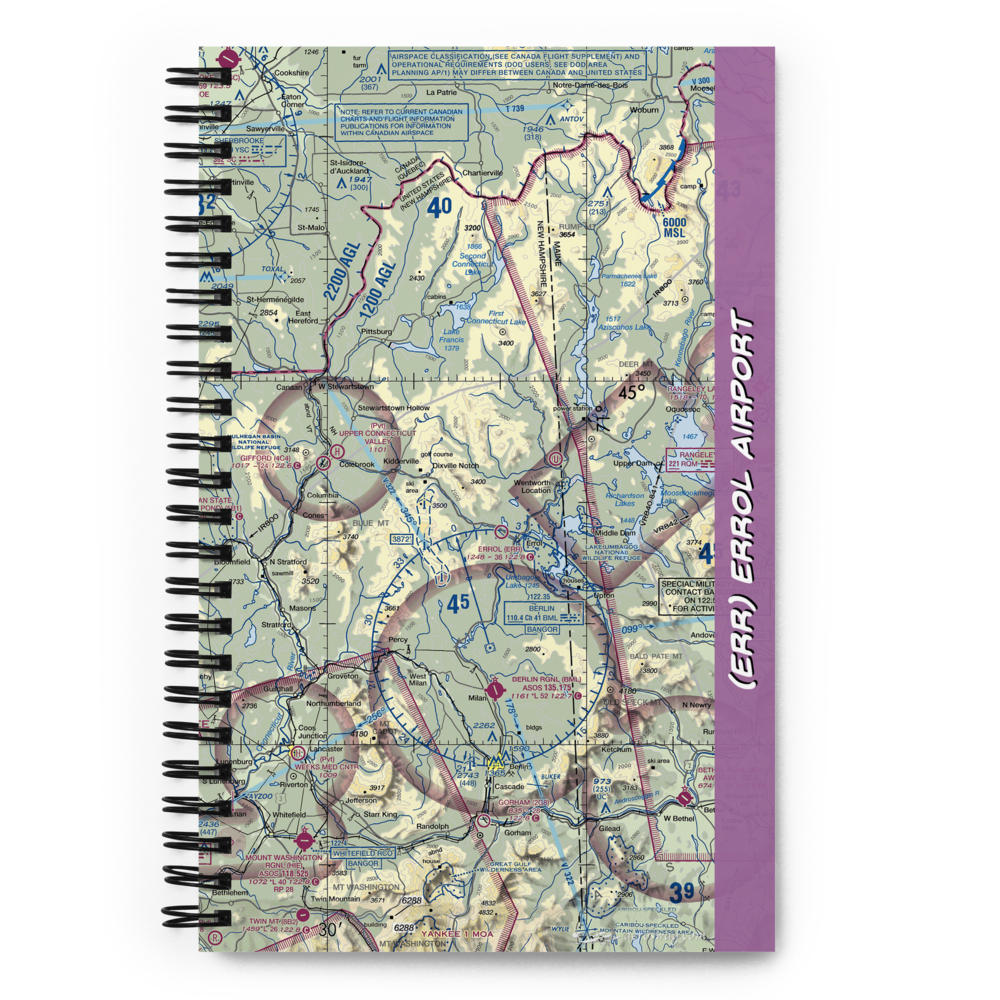 Errol Airport (ERR) VFR Sectional Notebook 