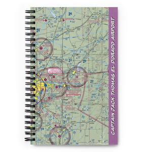 Captain Jack Thomas El Dorado Airport (EQA) VFR Sectional Notebook