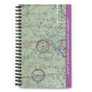 Emporia Municipal Airport (EMP) VFR Sectional Notebook