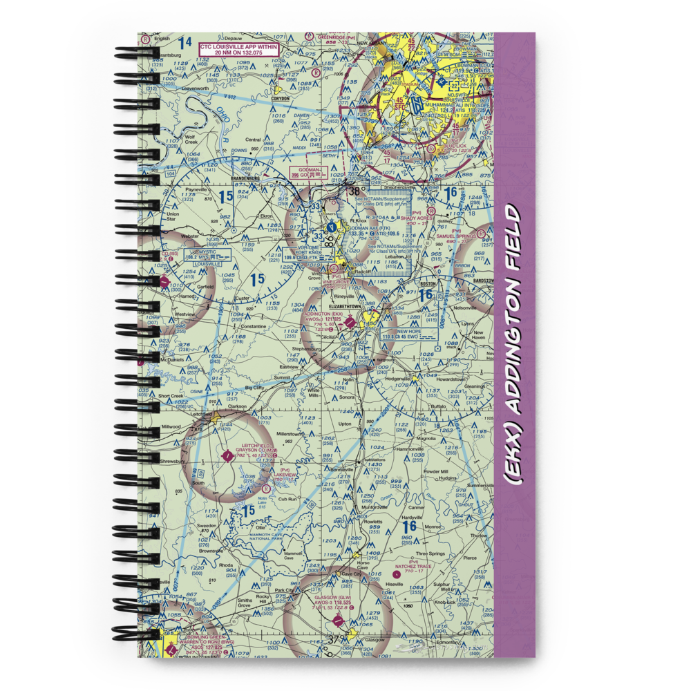 Addington Field (EKX) VFR Sectional Notebook 