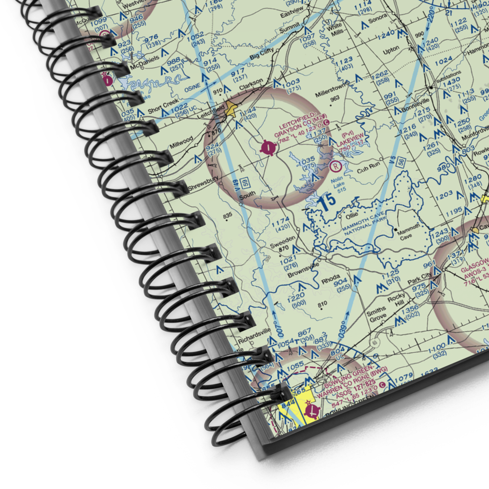 Addington Field (EKX) VFR Sectional Notebook 