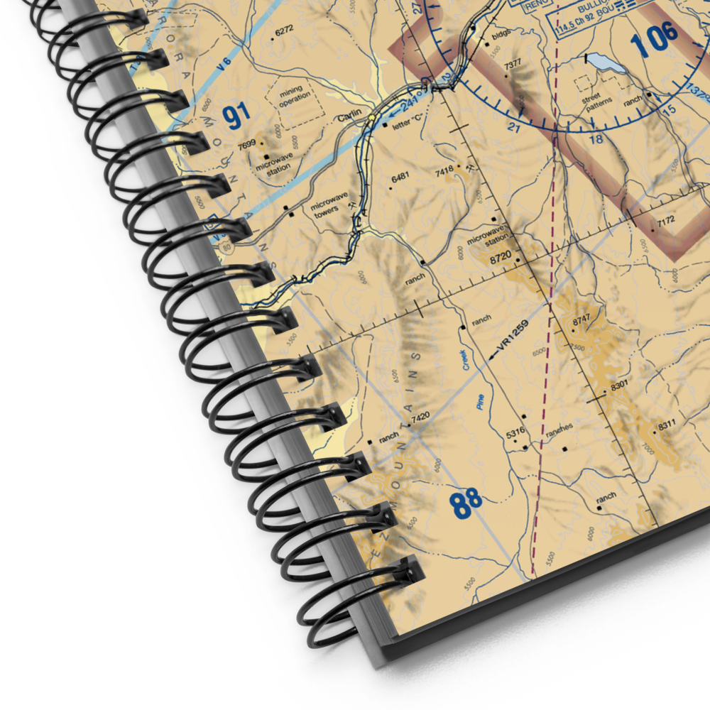 Elko Regional Airport (EKO) VFR Sectional Notebook 