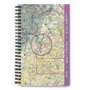 Elkins-Randolph Co-Jennings Randolph Field (EKN) VFR Sectional Notebook