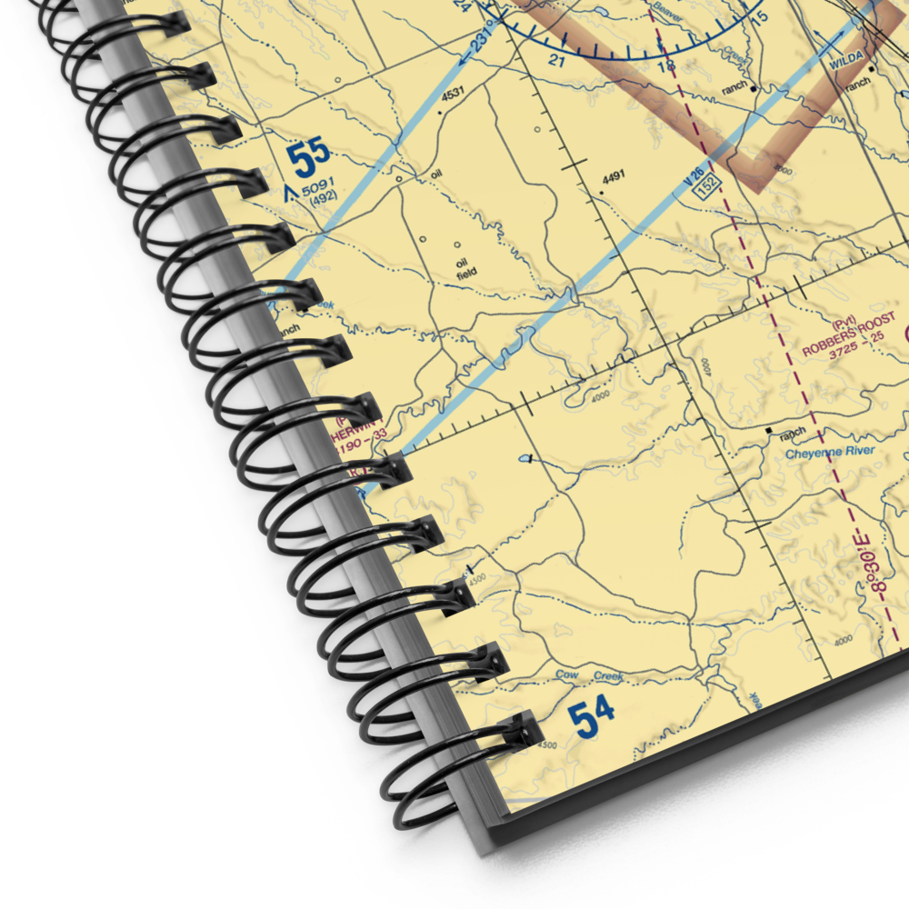 Mondell Field (ECS) VFR Sectional Notebook 