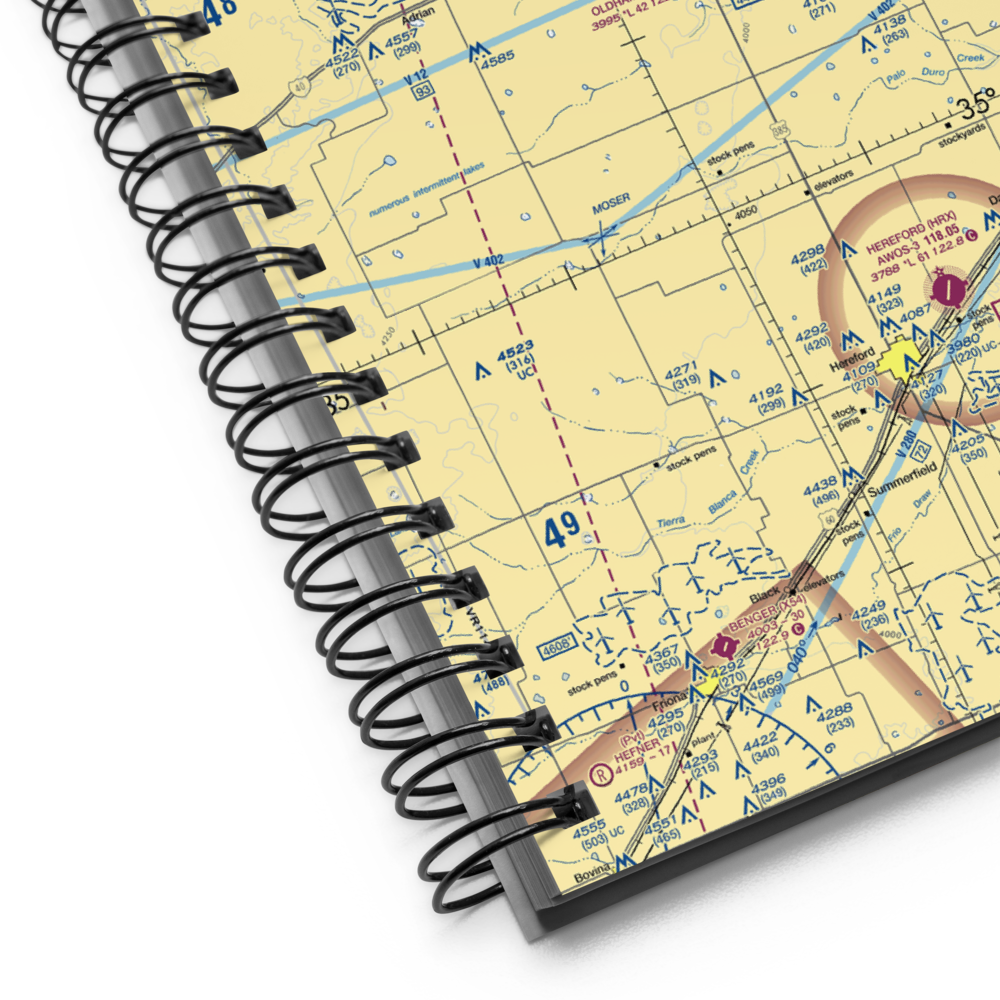 Oldham County Airport (E52) VFR Sectional Notebook 