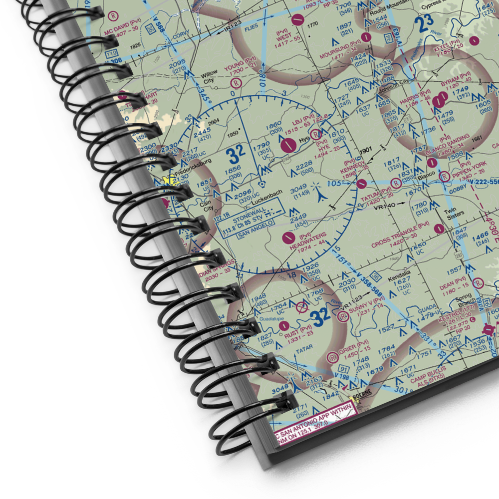 Horseshoe Bay Resort Airpark (DZB) VFR Sectional Notebook 