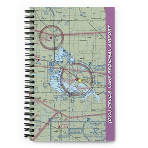 Devils Lake Regional Airport (DVL) VFR Sectional Notebook