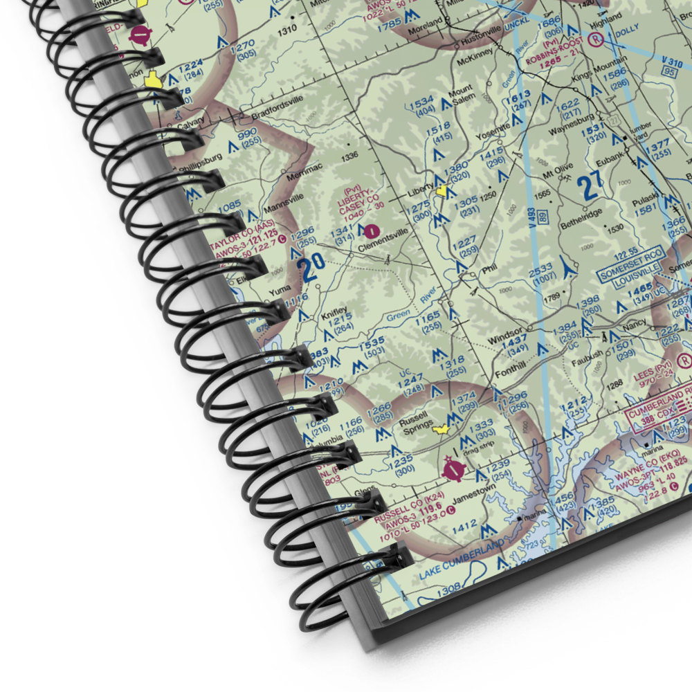 Stuart Powell Field (DVK) VFR Sectional Notebook 