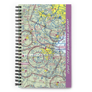 Toledo Suburban Airport (DUH) VFR Sectional Notebook