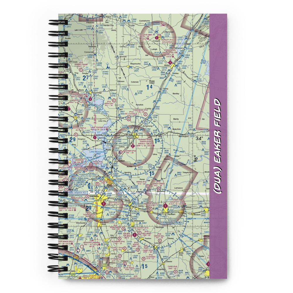 Eaker Field (DUA) VFR Sectional Notebook 