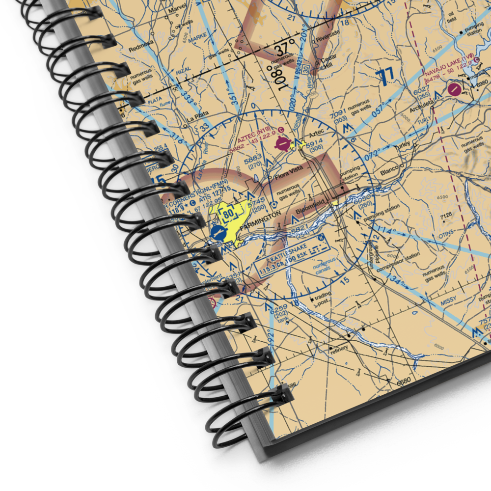 Durango La Plata County Airport (DRO) VFR Sectional Notebook 