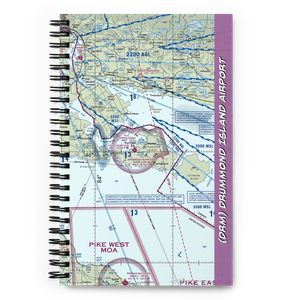 Drummond Island Airport (DRM) VFR Sectional Notebook
