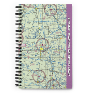 Vermilion Regional Airport (DNV) VFR Sectional Notebook