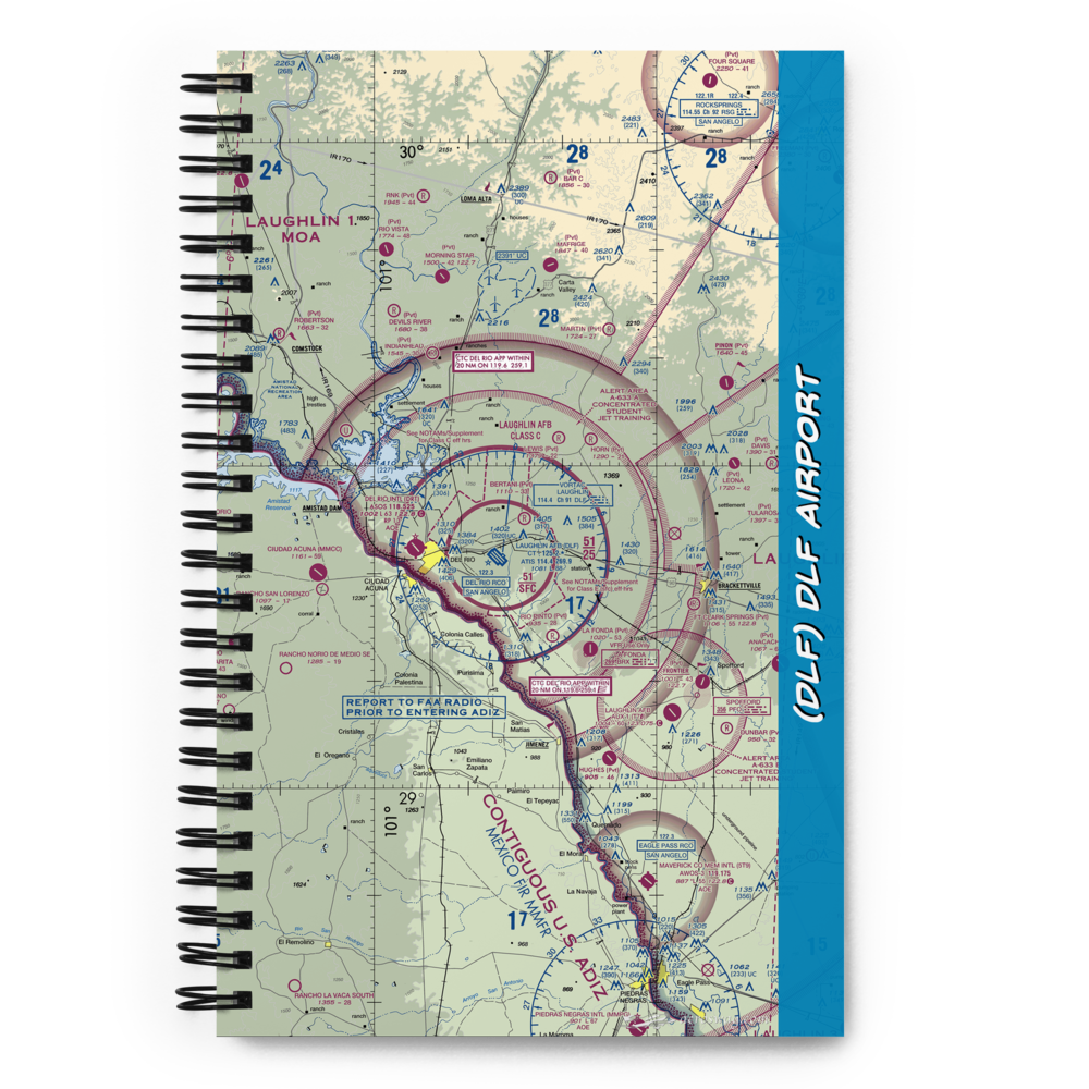 DLF Airport (DLF) VFR Sectional Notebook 
