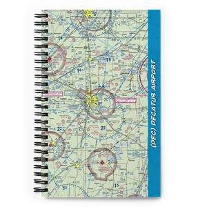 Decatur Airport (DEC) VFR Sectional Notebook