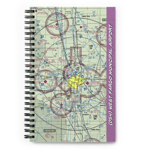 West Fargo Municipal Airport (D54) VFR Sectional Notebook