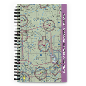 Clay Center Municipal Airport (CYW) VFR Sectional Notebook