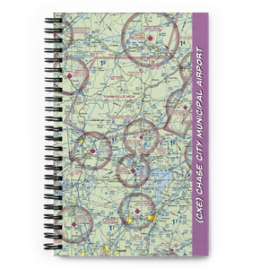 Chase City Municipal Airport (CXE) VFR Sectional Notebook