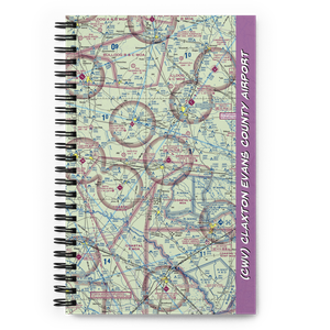 Claxton Evans County Airport (CWV) VFR Sectional Notebook