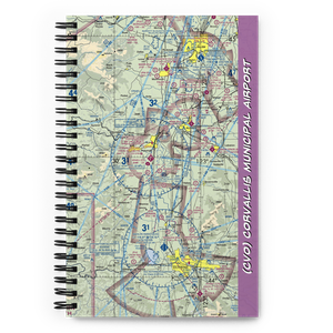 Corvallis Municipal Airport (CVO) VFR Sectional Notebook