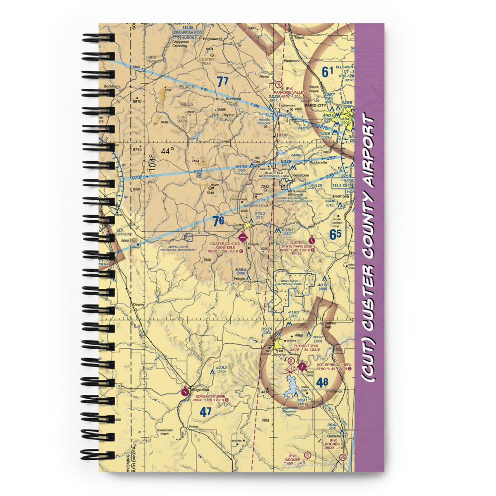 Custer County Airport (CUT) VFR Sectional Notebook 