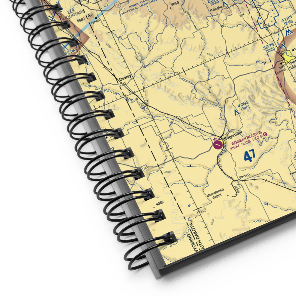 Custer County Airport (CUT) VFR Sectional Notebook 