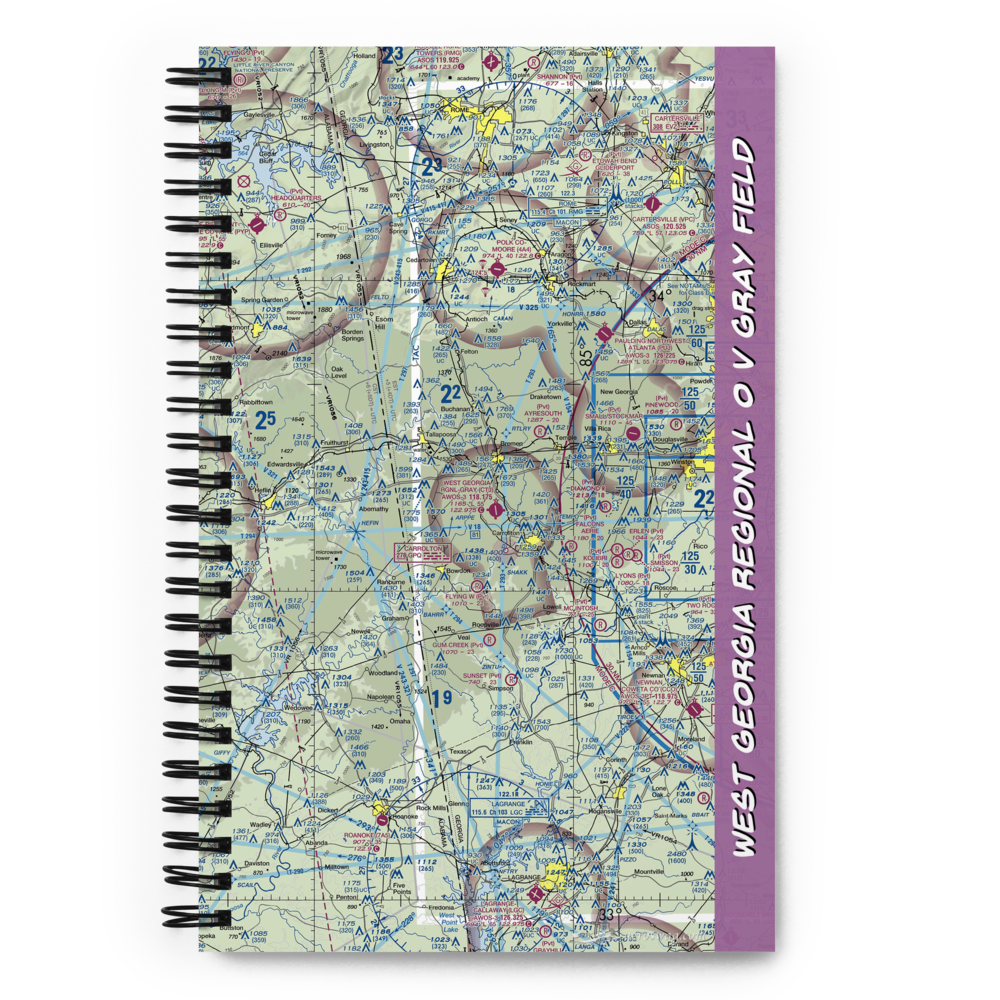 West Georgia Regional O V Gray Field (CTJ) VFR Sectional Notebook 