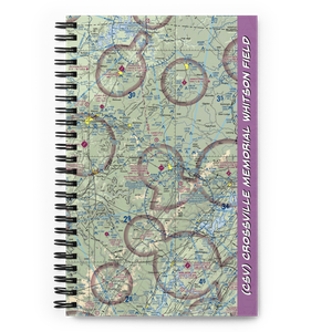 Crossville Memorial Whitson Field (CSV) VFR Sectional Notebook