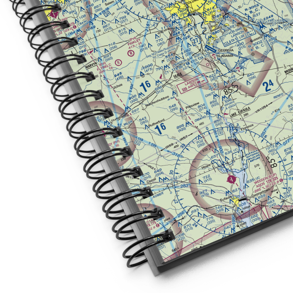Columbus Metropolitan Airport (CSG) VFR Sectional Notebook 