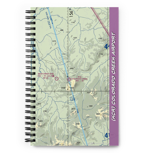 Colorado Creek Airport (KCR) VFR Sectional Notebook